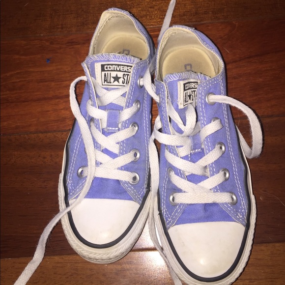 purple converse low tops